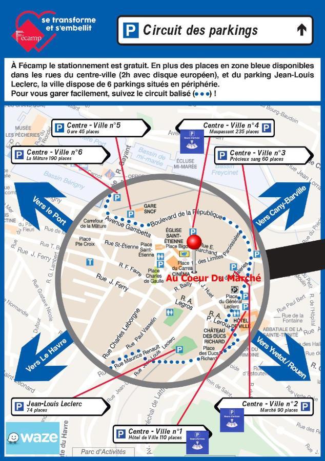 Au Coeur Du Marche 4 Etoiles Διαμέρισμα Fécamp Εξωτερικό φωτογραφία